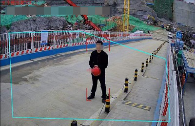 建築現場用の人員検出図